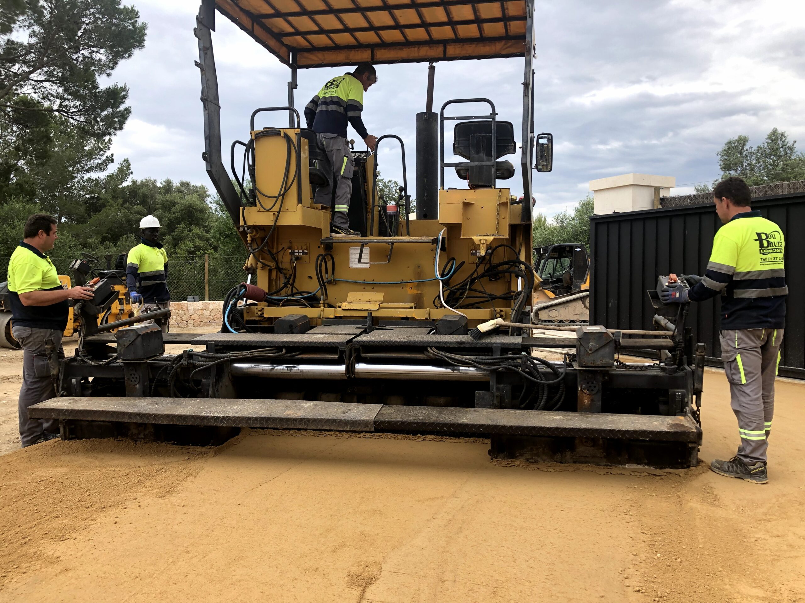 Pavimentadora de asfalto