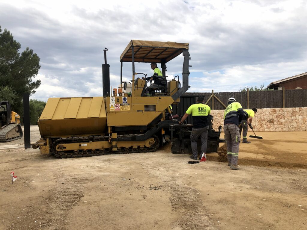 Pavimentadora de asfalto